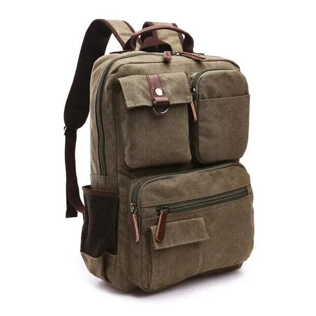 sac à dos pratique multipoches en toile