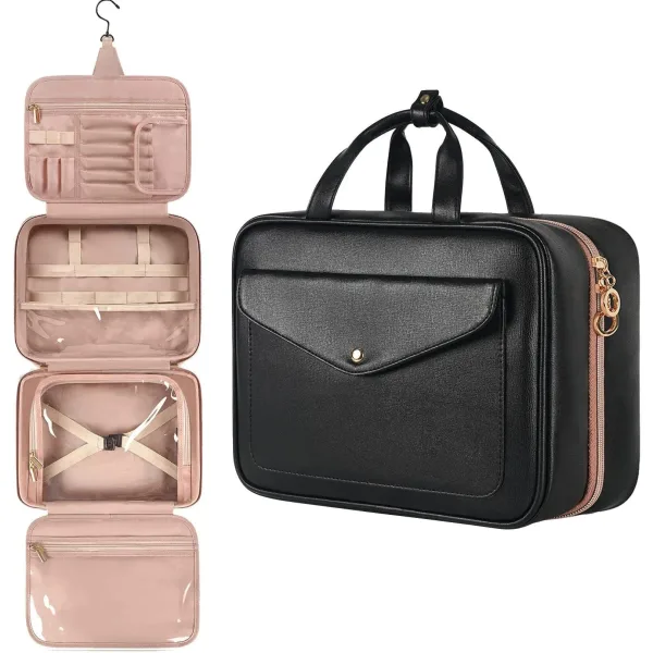 Sac Cosmétique de Voyage Femme Noir