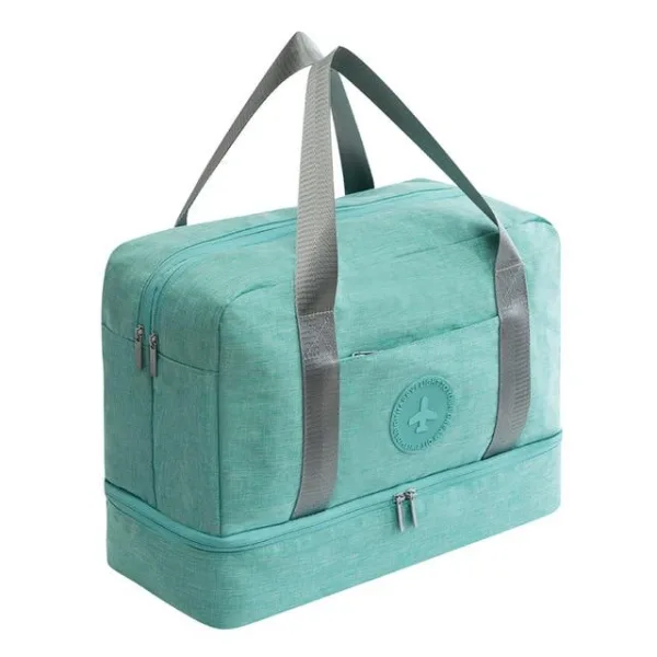Sac de Voyage avec Compartiment Chaussures Happy Flight (Turquoise)