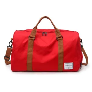 Sac de Voyage avec Compartiment Chaussures Happy Travel (Rouge)