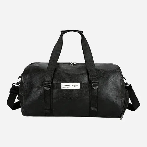 Sac de voyage femme cuir noir