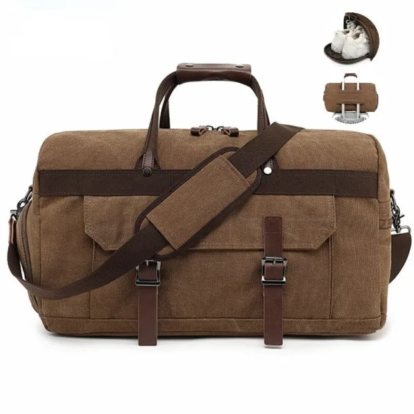 Sac Week-End Vintage Travel Duffle Bag (40L)
